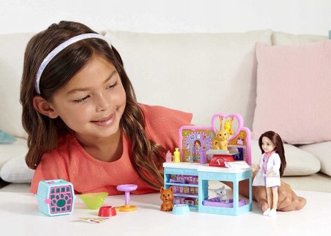 Lalka Barbie Chelsea Zestaw Weterynarz HGT12 Lalka Barbie Chelsea Zestaw Weterynarz HGT12