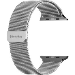 SwitchEasy Pasek Mesh do Apple Watch 42/44/45mm srebrny