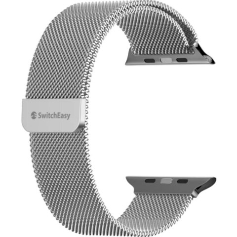 SwitchEasy Pasek Mesh do Apple Watch 42/44/45mm srebrny