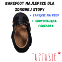 Kapcie OBEX czarny Brifi barefoot