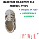 Kapcie OBEX złoty ISLA barefoot skóra naturalna antypoślizgowe