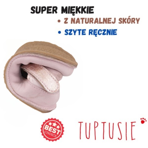 Kapcie sandałki OBEX LASTI jasno różowe - OUTDOOR skóra antypoślizgowe R. Kapcie sandałki OBEX LASTI jasno różowe - OUTDOOR skóra antypoślizgowe R.