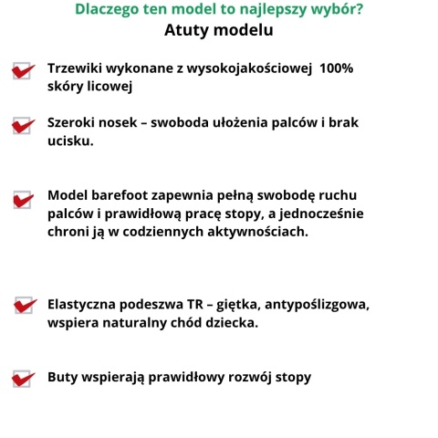 Mazurek trzewiki barefoot puder róż szerokie Mazurek trzewiki barefoot puder róż szerokie